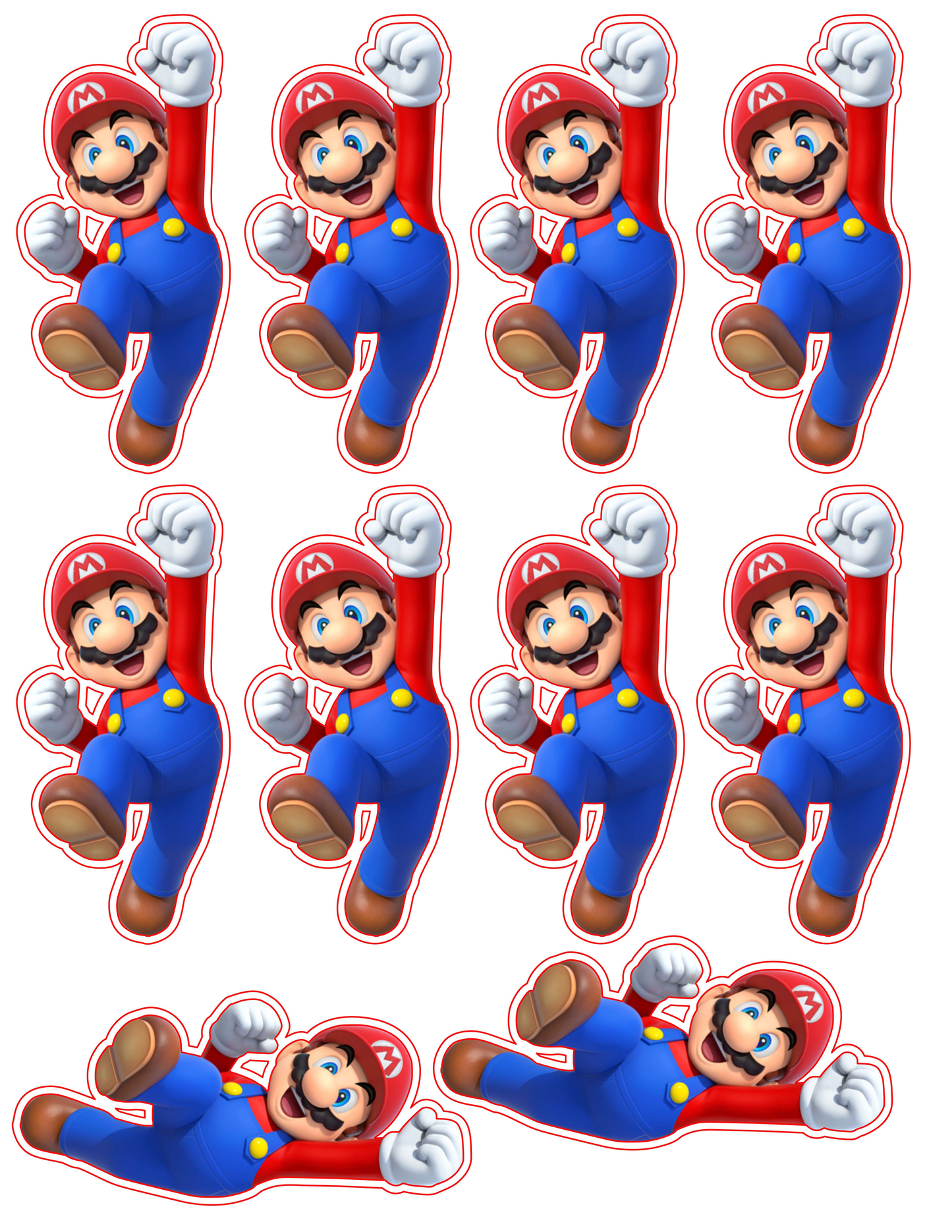 Mario Box Character – Printable Decoration
