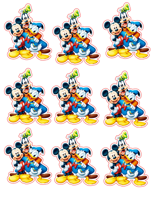 Mickey & Friends Box Characters – Printable Decoration