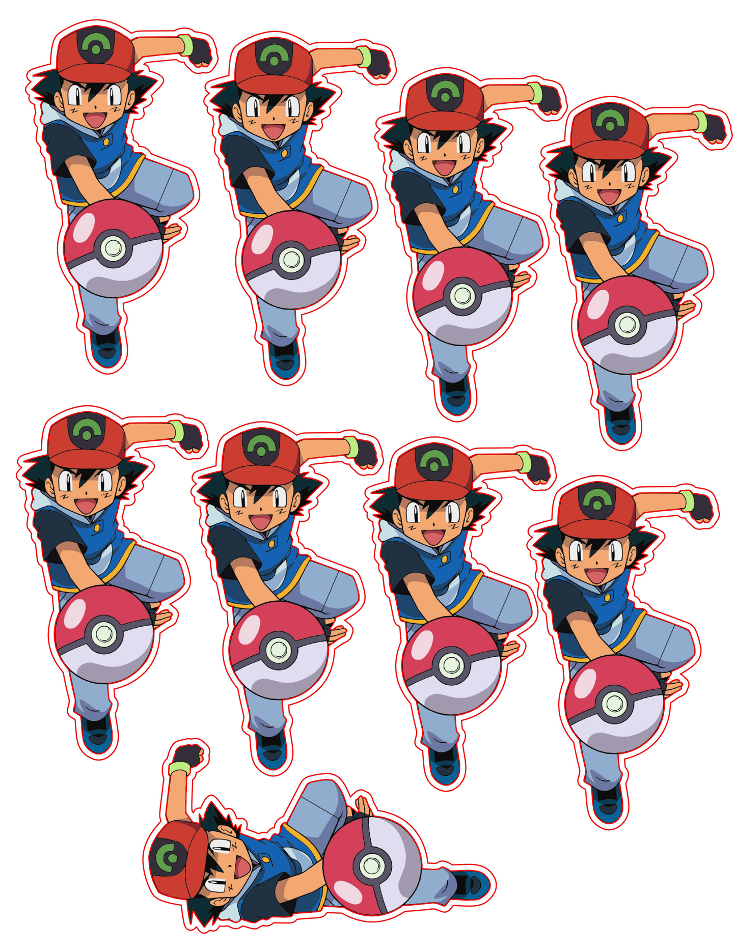 Pokémon Box Characters – Printable Decoration