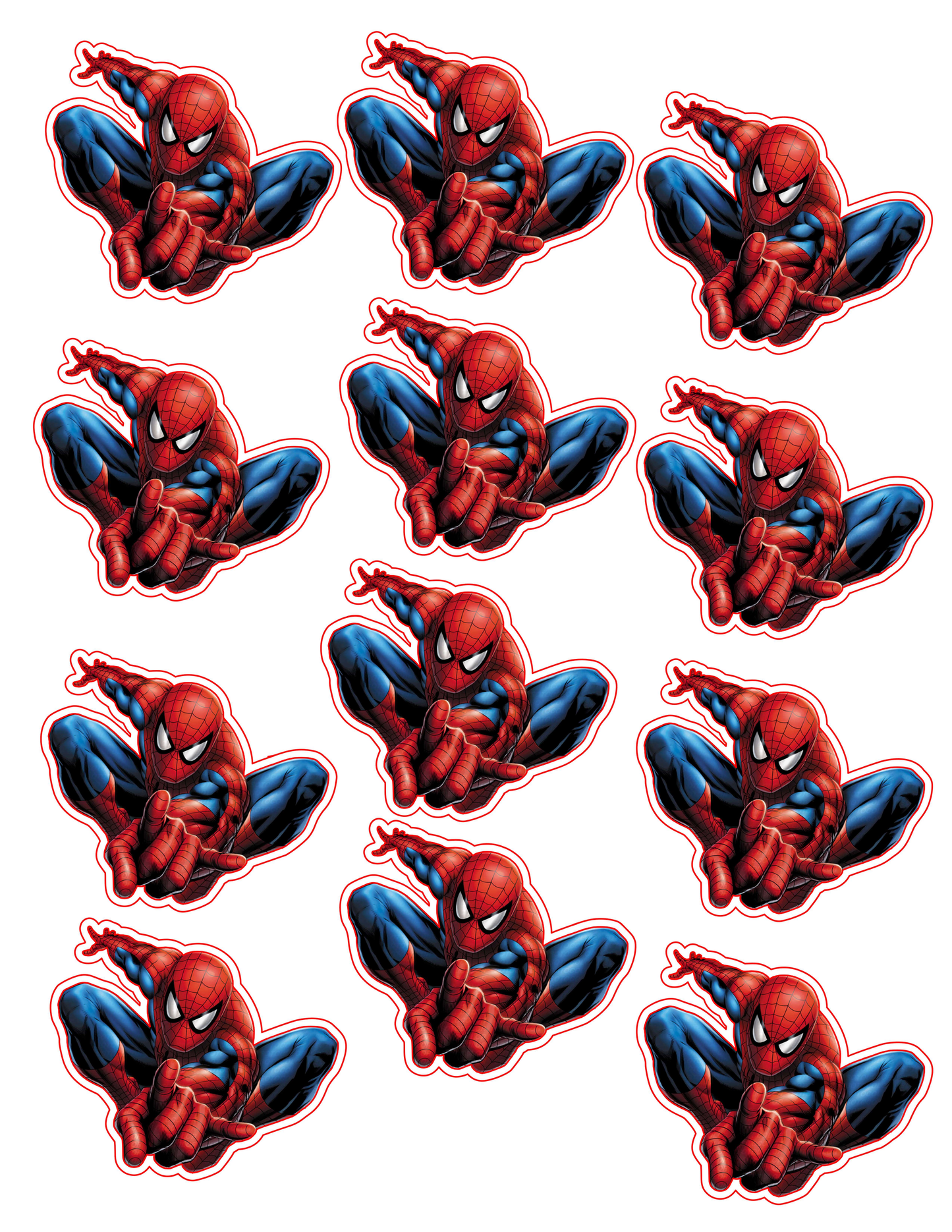 Spiderman Box Character – Printable Decoration