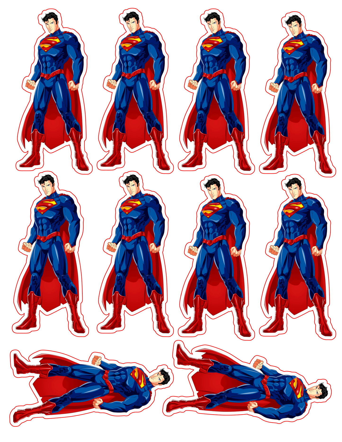 Superman Box Character – Printable Decoration