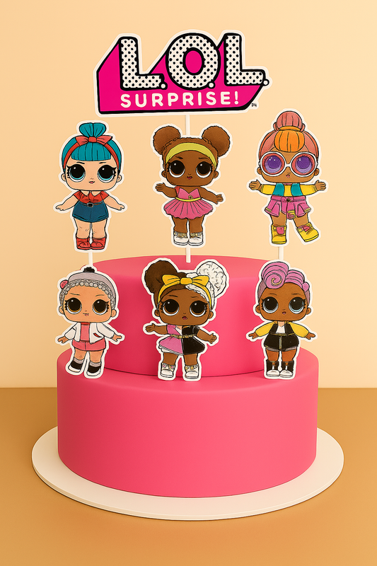 LOL Surprise Cake Topper – Printable Party Decoration