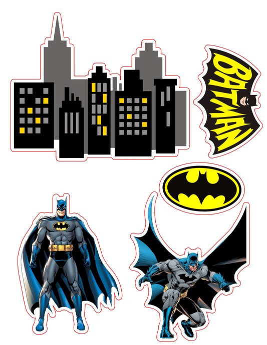 Batman Cake Topper – Printable Party Decoration