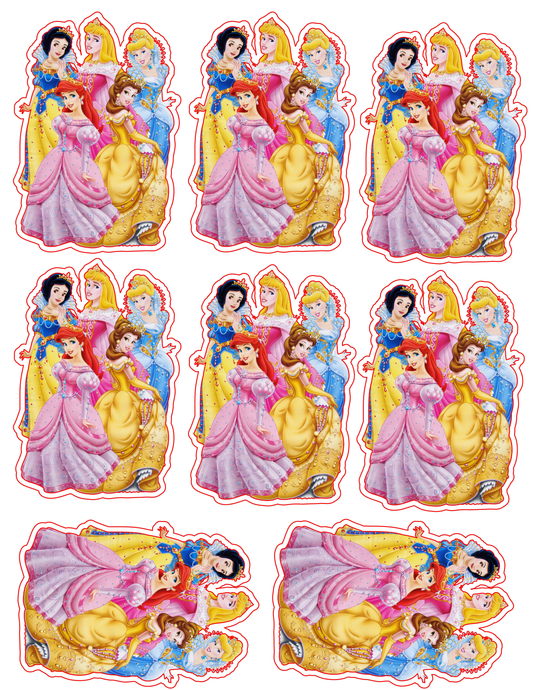 Princesses Box Characters – Printable Decoration
