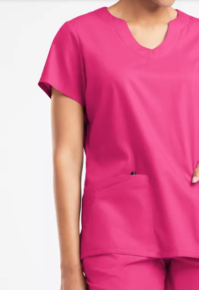 Butter-Soft Originals Women's 6-Pocket Scallop Neck Scrub Top