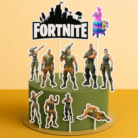 Fortnite Cake Topper – Printable Party Decoration
