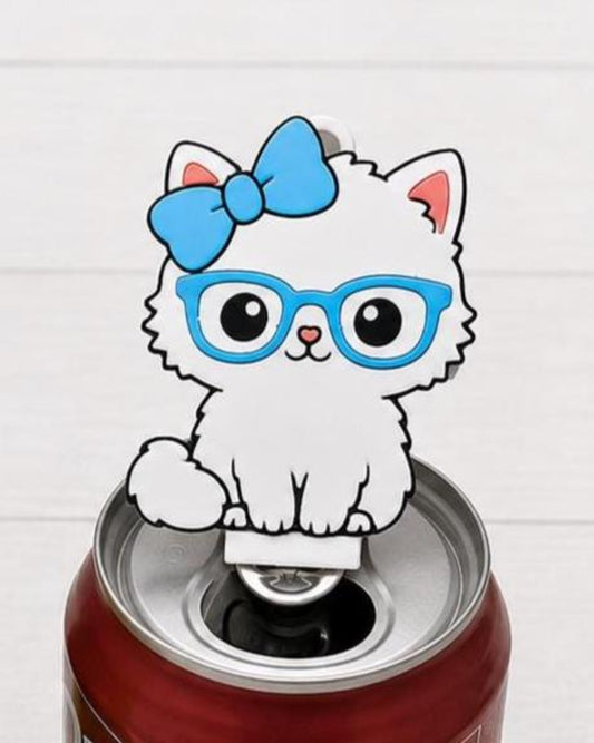 Kitten Can Tab Opener Keychain